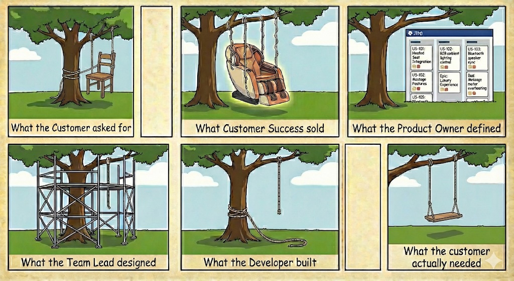 The Broken Telephone Problem - How customer needs get lost in translation